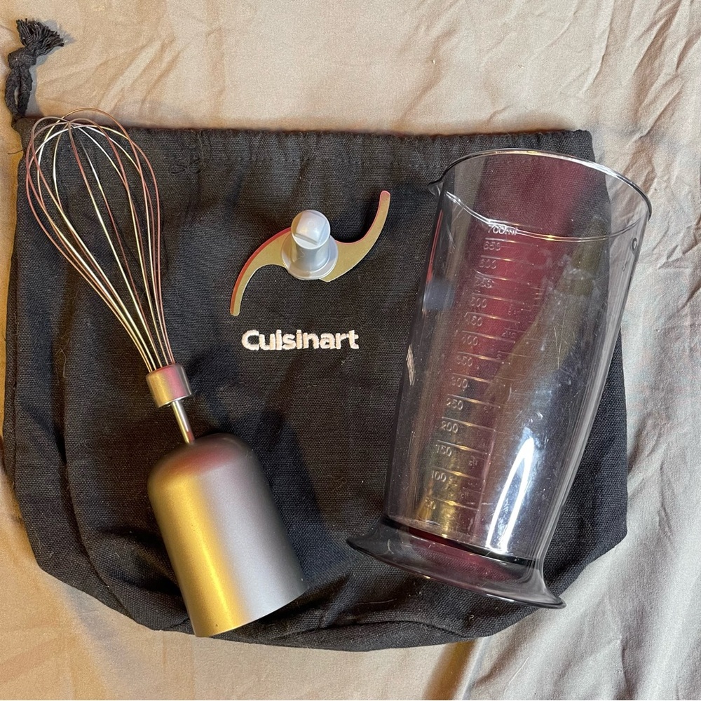 Cuisinart Whisk Canister Blade Immersion Blender Cup For Stick Blender HB6092